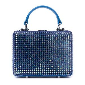 Brandon Blackwood mini Kendrick rhinestone box bag